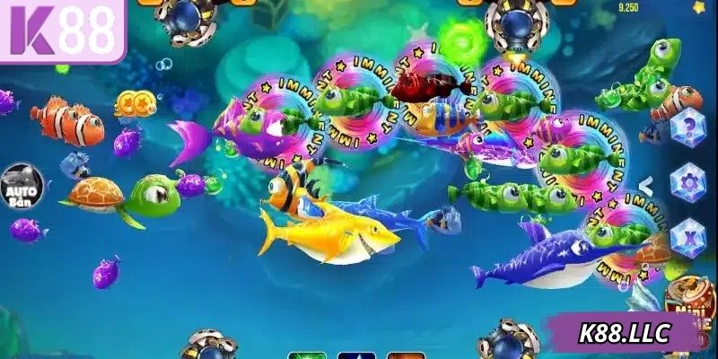 Game bắn cá rùa xanh mô phỏng thế giới đại dương