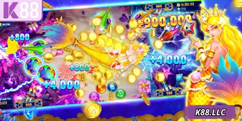 Thế giới bắn cá tiểu tiên cá được ưa chuộng hàng đầu