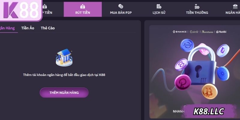 Điền thông tin ngân hàng để đảm bảo giao dịch chuẩn